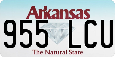 AR license plate 955LCU