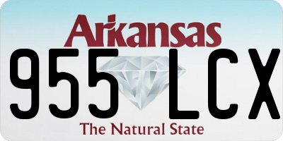 AR license plate 955LCX