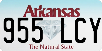AR license plate 955LCY