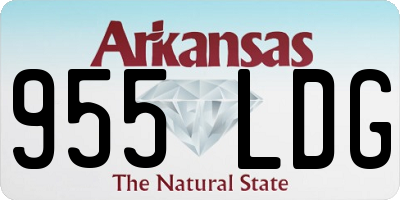 AR license plate 955LDG