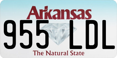 AR license plate 955LDL