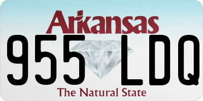 AR license plate 955LDQ