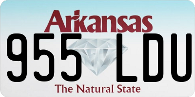 AR license plate 955LDU