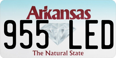 AR license plate 955LED