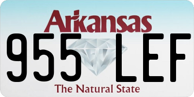 AR license plate 955LEF