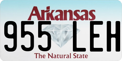 AR license plate 955LEH