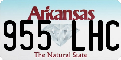 AR license plate 955LHC