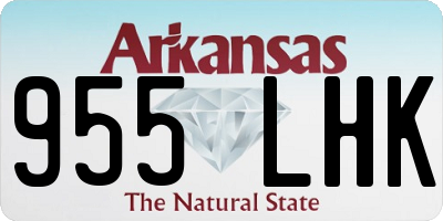 AR license plate 955LHK