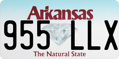 AR license plate 955LLX