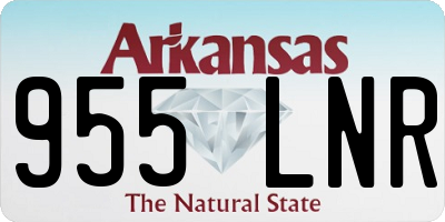 AR license plate 955LNR