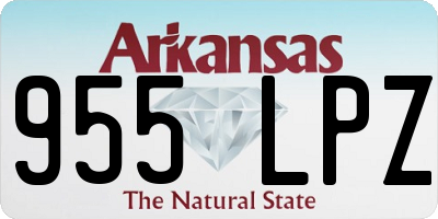 AR license plate 955LPZ