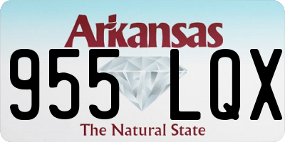AR license plate 955LQX