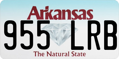 AR license plate 955LRB