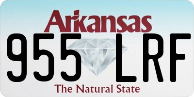 AR license plate 955LRF