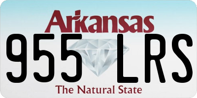 AR license plate 955LRS