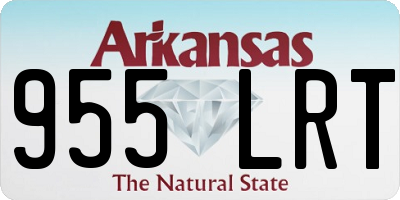 AR license plate 955LRT