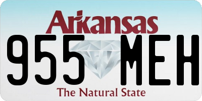 AR license plate 955MEH