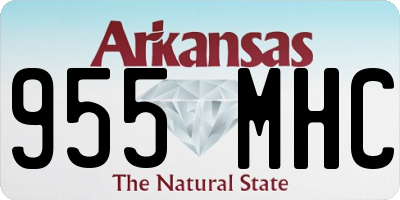 AR license plate 955MHC