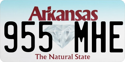AR license plate 955MHE