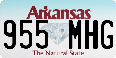 AR license plate 955MHG