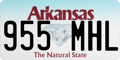 AR license plate 955MHL