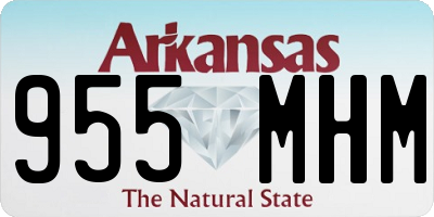 AR license plate 955MHM