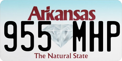 AR license plate 955MHP