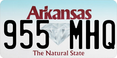 AR license plate 955MHQ