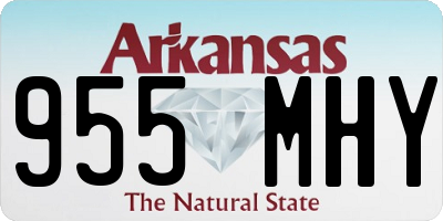 AR license plate 955MHY