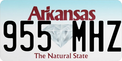 AR license plate 955MHZ
