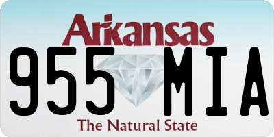 AR license plate 955MIA
