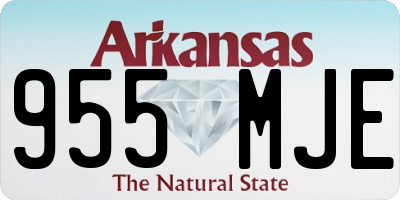 AR license plate 955MJE