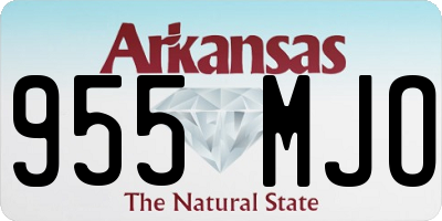 AR license plate 955MJO