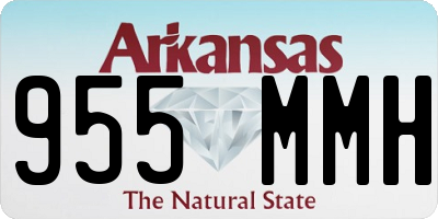 AR license plate 955MMH
