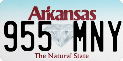 AR license plate 955MNY
