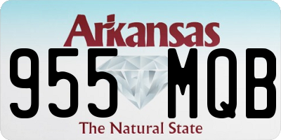 AR license plate 955MQB