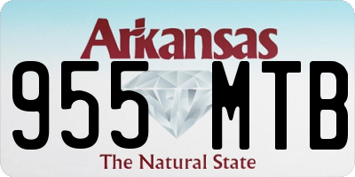 AR license plate 955MTB