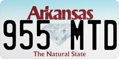 AR license plate 955MTD