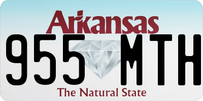 AR license plate 955MTH
