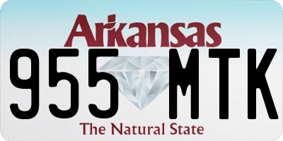 AR license plate 955MTK