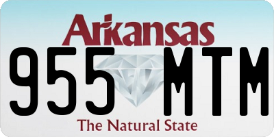 AR license plate 955MTM
