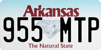 AR license plate 955MTP