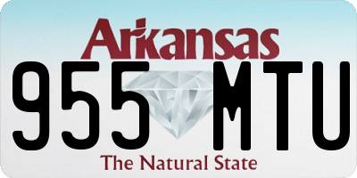 AR license plate 955MTU