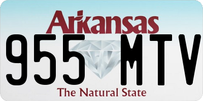 AR license plate 955MTV