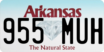 AR license plate 955MUH