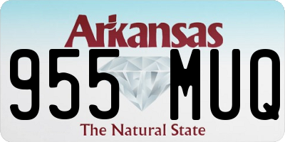 AR license plate 955MUQ