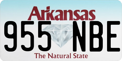 AR license plate 955NBE