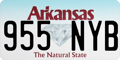 AR license plate 955NYB