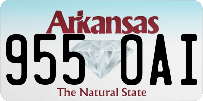 AR license plate 955OAI