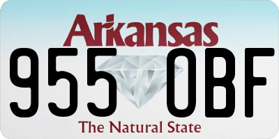 AR license plate 955OBF